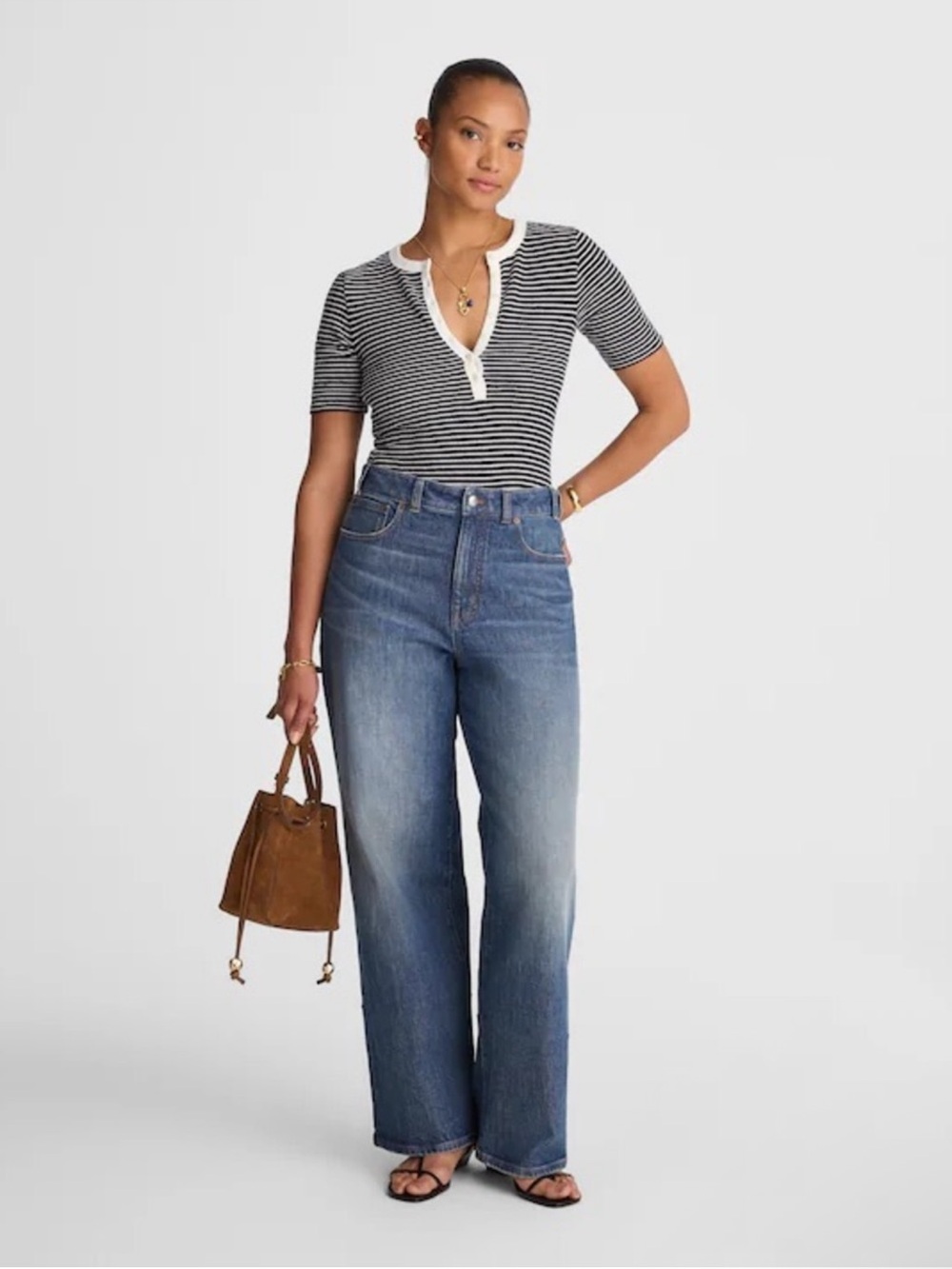 Madewell THE CURVY PERFECT VINTAGE WIDE-LEG Jean size 29